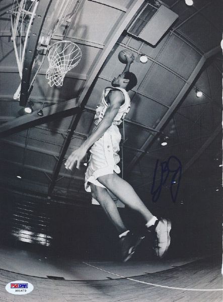 LeBron James Vintage Signed High School Magazine Photo w/ "LBJ" Signature! (PSA/DNA)