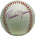 Thurman Munson Exceptional Single Signed Baseball (JSA)