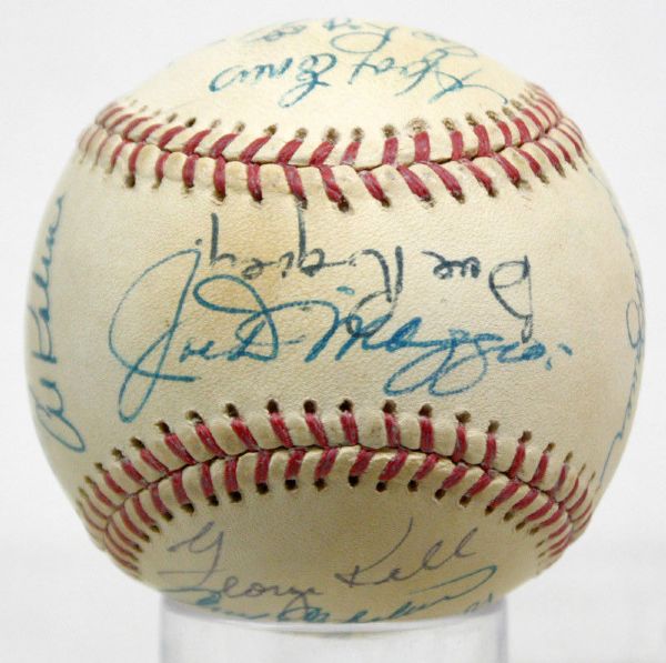 MLB Legends: Multi-Signed Stars Baseball w/ DiMaggio, Maris & Others (PSA/DNA)