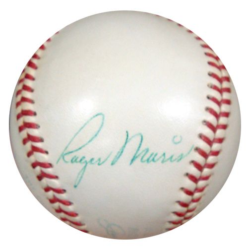 Roger Maris Impressive Vintage Single Signed OAL Joe Cronin Baseball (JSA)