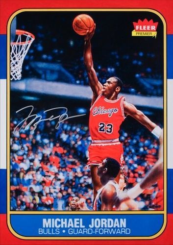 Michael Jordan Signed Limited Edition "Blow Up" Rookie Card (Upper Deck)