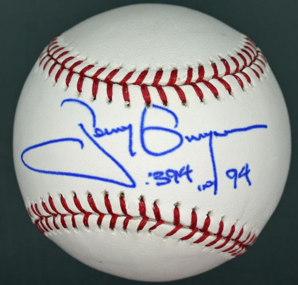 Tony Gwynn Signed OML Baseball w/ Rare ".394 in 1994" Inscription (PSA/DNA)