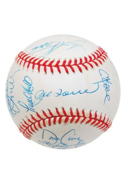 2000 World Series Champion New York Yankees Team Signed World Series Baseball w/ 20 Signatures! (PSA/JSA Guaranteed)