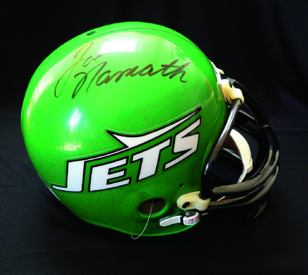Joe Namath Signed New York Jets Vintage Helmet (PSA/DNA)