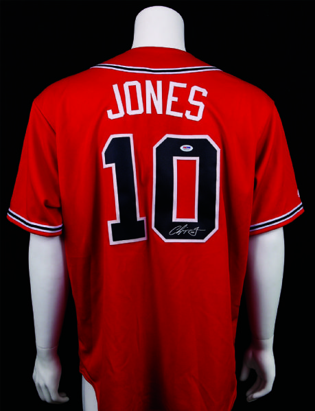 Chipper Jones Signed Atlanta Braves Jersey (PSA/DNA)