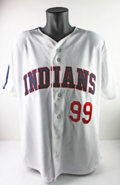Charlie Sheen: Signed Indians "Major League" Style Jersey "Vaughn" Jersey (PSA/DNA)