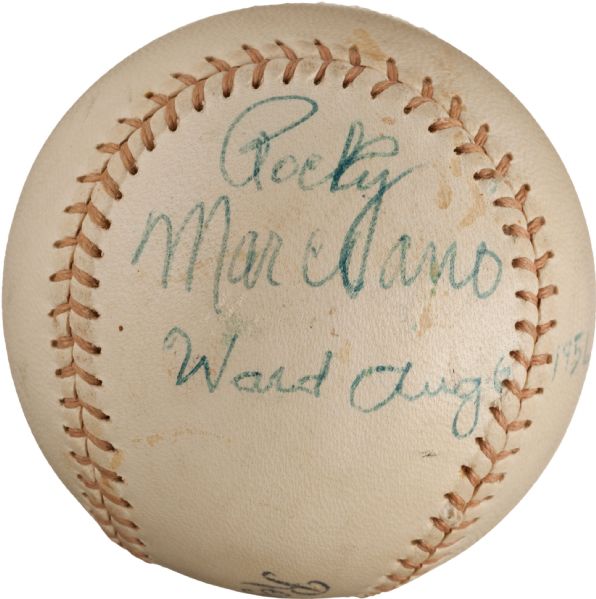 Rocky Marciano Scarce Single Signed Baseball (PSA/DNA)