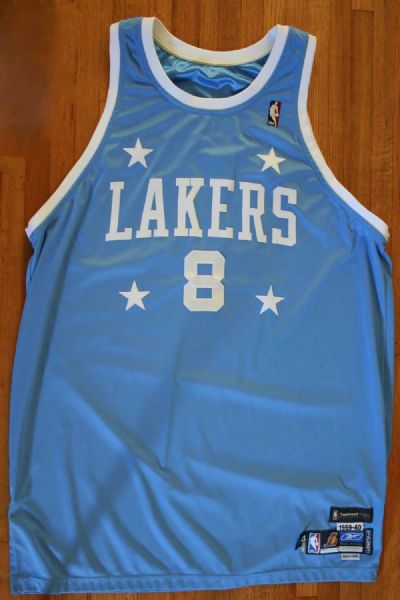 Kobe Bryant Superb Game Worn Lakers Retro MPLS Model Jersey (12/17/04 vs. Wizards)(DC Sports/Grey Flannel)