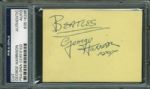 The Beatles: George Harrison Vintage Autograph with Rare "Beatles" Inscription (PSA/DNA Encapsulated)