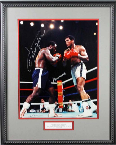 Muhammad Ali & Joe Frazier Signed Limited Edition Neil Leifer 16" x 20" Photo (PSA/DNA)