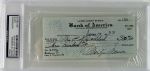 Marilyn Monroe Signed & Handwritten Early Bank Check (PSA/DNA Encapsulated)