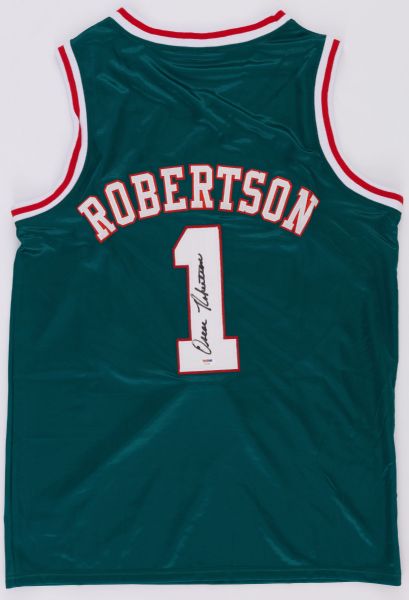 Oscar Robertson Signed Milwaukee Bucks Jersey (PSA/DNA)