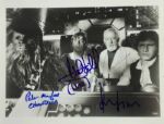 Star Wars Ultra Rare Cast Signed 8" x 10" B&W Photo w/Ford, Hamill, Mayhew & Guinness! (PSA/DNA)
