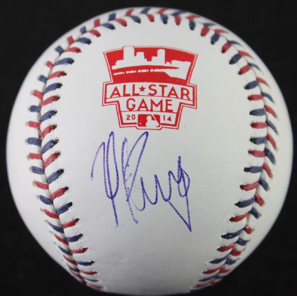 Yasiel Puig Signed 2014 MLB All-Star Game Official Baseball (JSA)