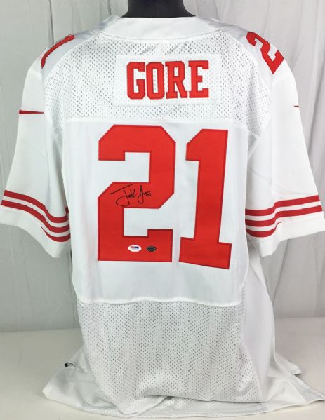 Frank Gore Signed 49ers Pro Style Jersey (PSA/DNA)
