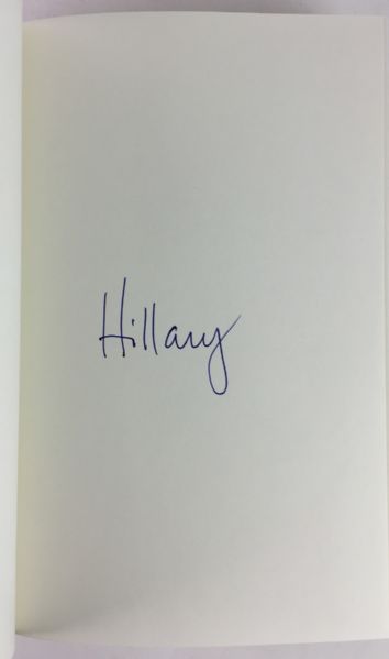 Hillary Rodham Clinton Signed "Hard Choices" Hardcover Book (PSA/JSA Guaranteed)