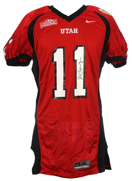 Alex Smith Signed Utah Utes Official Fiesta Bowl Jersey (PSA/JSA Guaranteed)