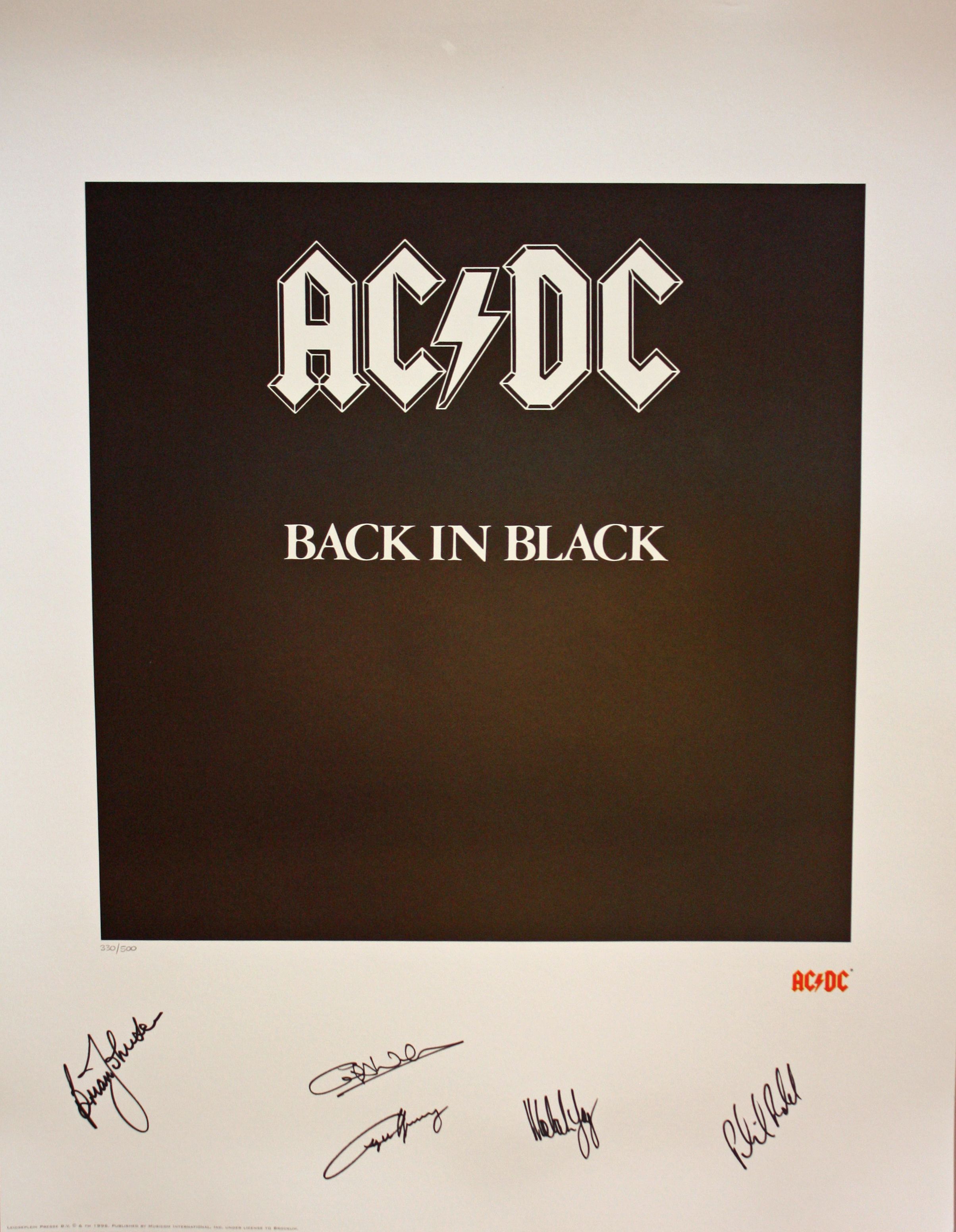 limited edition ac dc memorabilia