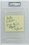 The Beatles Exceptionally Fine Group Signed Vintage Album Page c. 1963 - PSA/DNA Graded MINT 9!