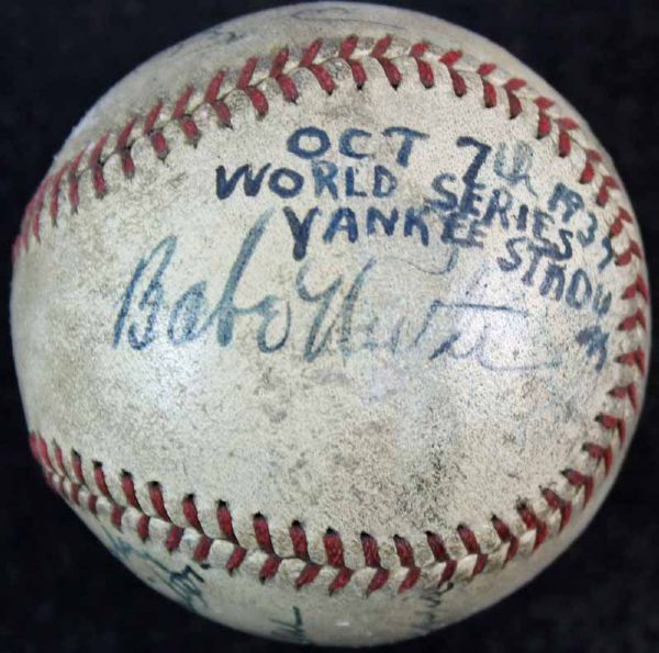 Yankee Legends: 1937 World Series Game Used & Signed OAL Baseball w/ Ruth, Gehrig, DiMaggio & Others (JSA)