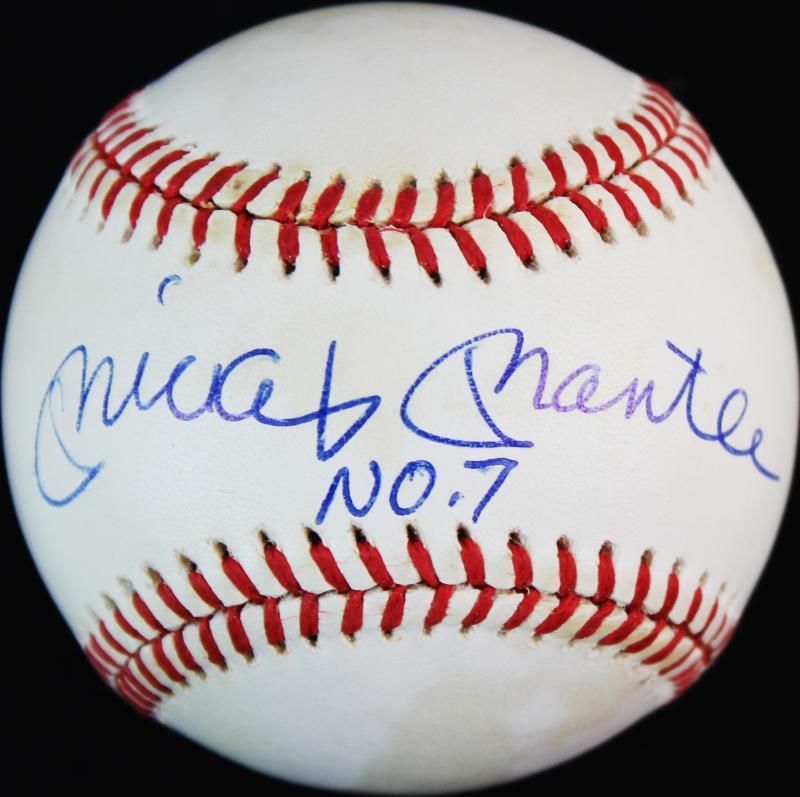 Lot Detail Mickey Mantle Signed OAL Baseball With No 7 Inscription