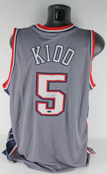 Jason Kidd Signed New Jersey Nets Basketball Jersey (Steiner Sports)