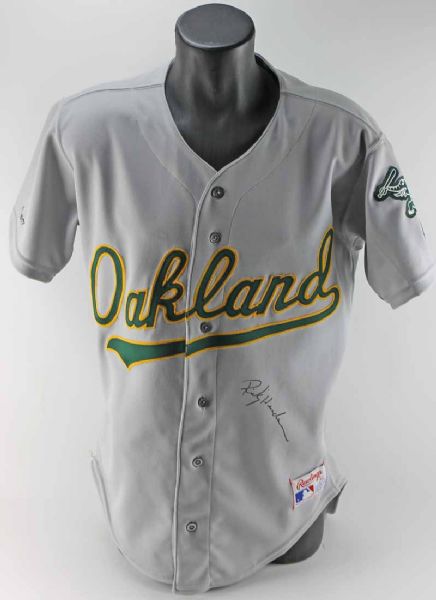 Lot Detail Rickey Henderson Vintage Signed Oakland A S Offical