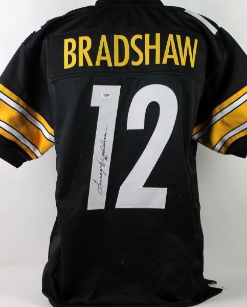 Terry Bradshaw Signed Pittsburgh Steelers Jersey (PSA/DNA)