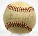 Jimmie Foxx Signed OAL Baseball w/ Superb Signature! (JSA)