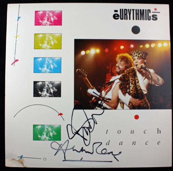 Eurythmics Signed "Touch Dance" Album w/ John Benitez and François Kevorkian (PSA/JSA Guaranteed)
