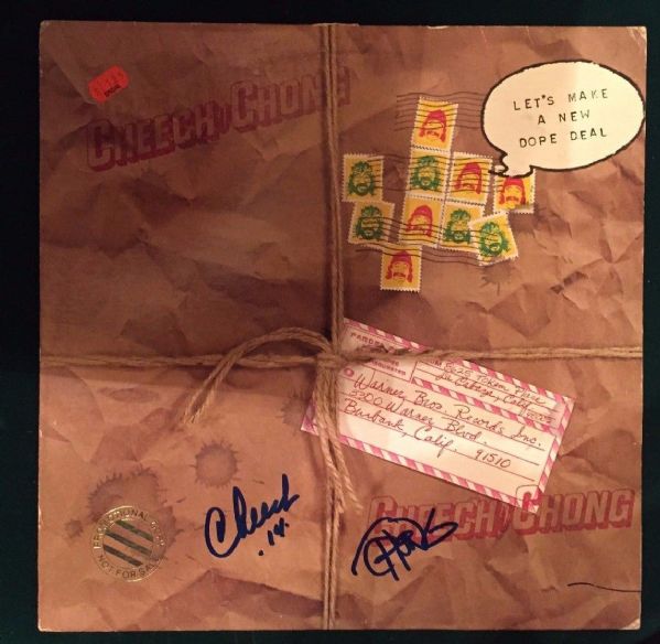 Cheech & Chong Signed "Lets Make A Dope Deal" Album (JSA)