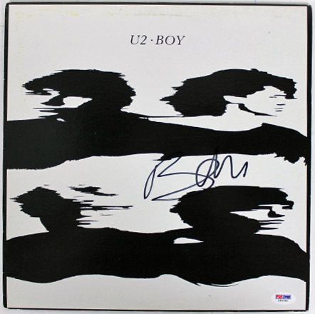 U2: Bono Signed "Boy" Album (PSA/DNA)