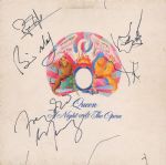 Queen: Band Signed "A Night at The Opera" w/ Freddie Mercury, Brian May, John Deacon & Roger Taylor (PSA/DNA)