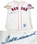 Ted Williams Signed Cooperstown Collection Red Sox Jersey (JSA)