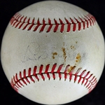Lou Gehrig Single Signed ONL (Frick) Baseball (JSA)