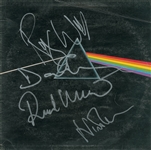Pink Floyd Exceedingly Rare Group Signed "Dark Side of the Moon" Album w/ Album Designer Storm Thorgerson - A One-of-a-Kind Floyd Relic! (PSA/DNA)