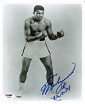 Muhammad Ali Vintage Signed 8" x 10" Black & White Photo w/ Superb Signature! (PSA/DNA)