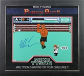 Mike Tyson Signed "Mike Tysons Punch Out" 16" x 20" Photo in Custom Framed Display (PSA/DNA)