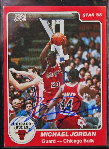 Michael Jordan ULTRA RARE Signed 1985 Star Rookie Card #101 - BGS Signature Graded Perfect 10 (UDA)