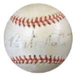 Babe Ruth Signed Official League Baseball (PSA/DNA)