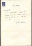 Jackie Robinson Handwritten & Signed Letter on Personal Stationary from MVP Year 1949 - PSA/DNA Graded GEM MINT 10!