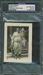 1935 Babe Ruth Signed 2.75" x 3.75" Candid Photo w/ Boston Braves (PSA/DNA Encapsulated)