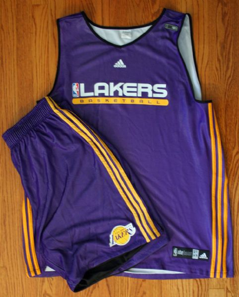 2012-2013 Kobe Bryant Personally Worn Lakers Practice Outfit (DC Sports)