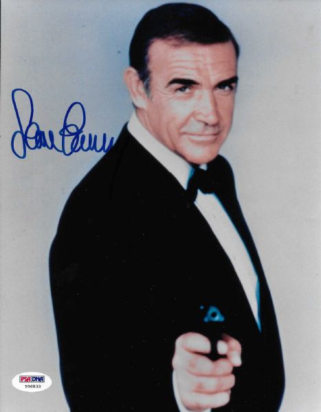 Sean Connery Signed 8" x 10" Color Photo as "Agent 007: James Bond" (PSA/DNA)