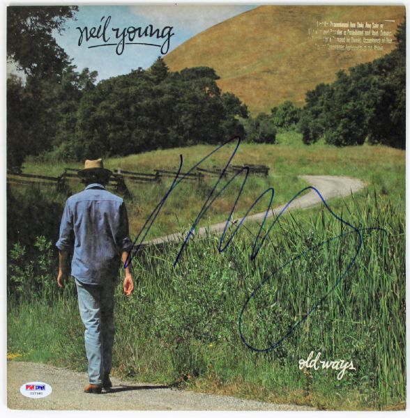 Neil Young Signed "Old Ways" Record Album (PSA/DNA)