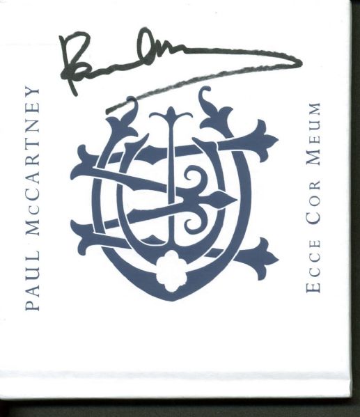 Paul McCartney Signed "Ecce Cor Meum" Compact Disc (PSA/DNA)