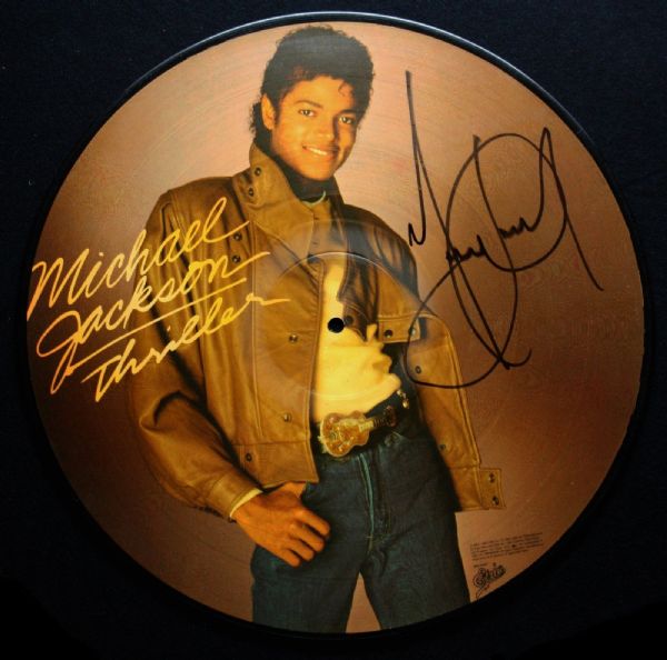 Michael Jackson Signed Thriller Record (PSA/DNA)