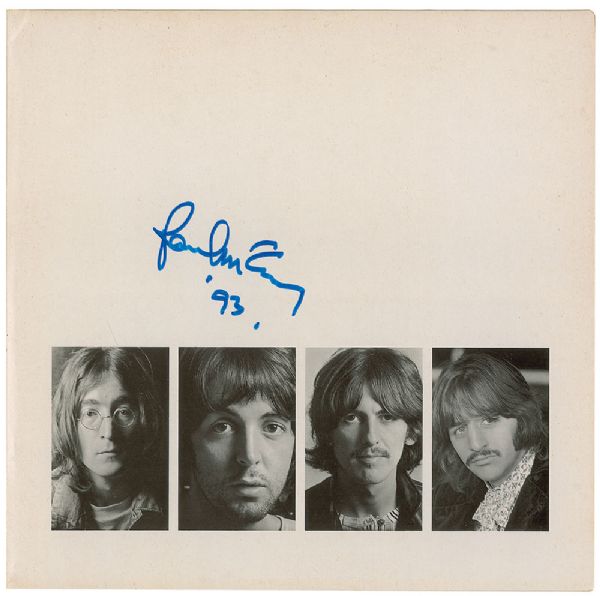 Paul McCartney Near-Mint Signed White Album (PSA/DNA)