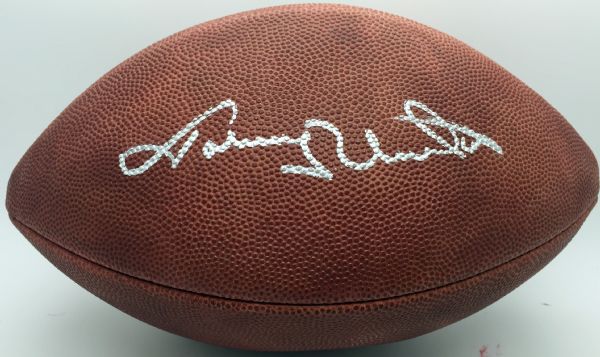 Johnny Unitas Near-Mint Signed NFL Leather Football (PSA/DNA)