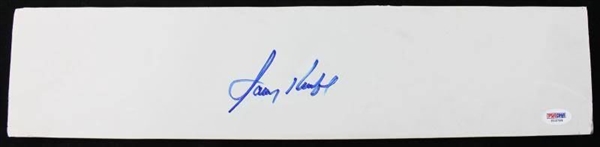 Sandy Koufax Signed Full Sized Pitching Rubber (PSA/DNA)